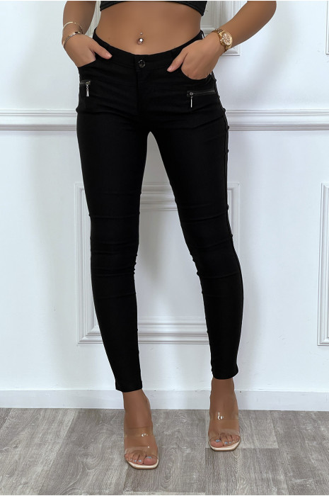 pantalon femme zip