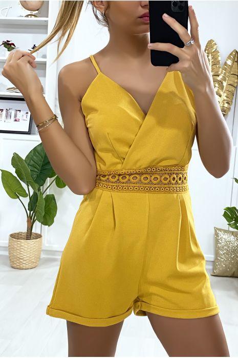 mustard playsuit