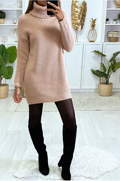 pink sweater dress womens